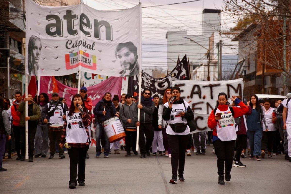 ATEN capital es parte de la multisectorial junto a otras organizaciones y sindictos. (Foto: Archivo Mati Subat