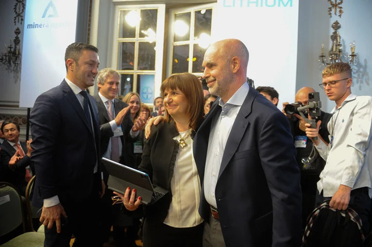 En la presentación del Consejo de las Américas, Larreta respaldó a Bullrich, en medio de las diferencias que se generaron en Juntos por el Cambio. Foto Federico Lopez Claro/Clarín