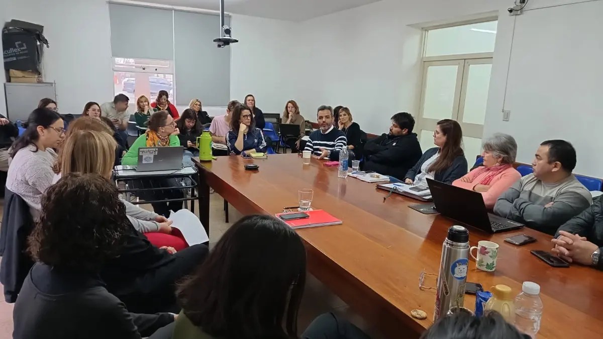 La reunión se realizó con la presencia del Secretario de Cultural de la provincia. Foto: gentileza.