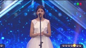 Got Talent Argentina: la emoción de Abel Pintos con una niña de Chubut que cantó lírico