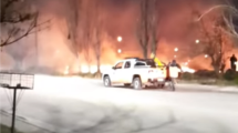 Imagen de Se incendió un terreno frente a una escuela en Cipolletti