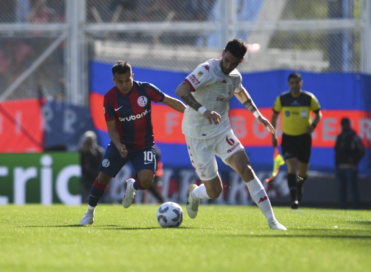 El clásico porteño entre San Lorenzo y Huracán finalizó igualado. (FOTO RAUL FERRARI/TELAM/MCL)