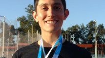 Imagen de Atletismo: un joven de Cipolletti cosechó una medalla de oro y otra de bronce en Entre Ríos