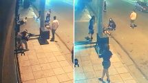 Imagen de Video| Salvaje golpiza a una joven en la puerta de un boliche en Comodoro Rivadavia