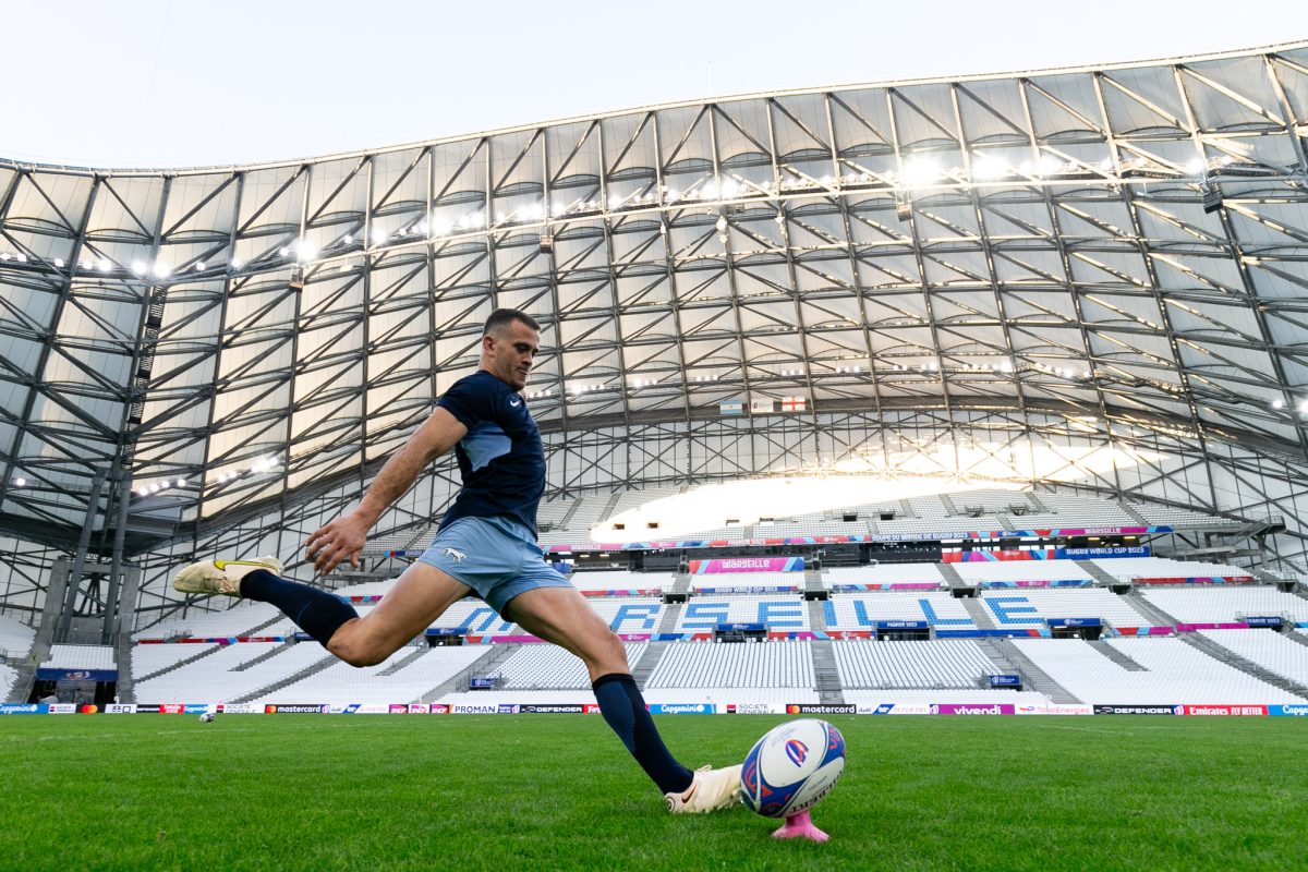 Emiliano Boffelli será clave en el debut de Los Pumas en el Mundial de Rugby.