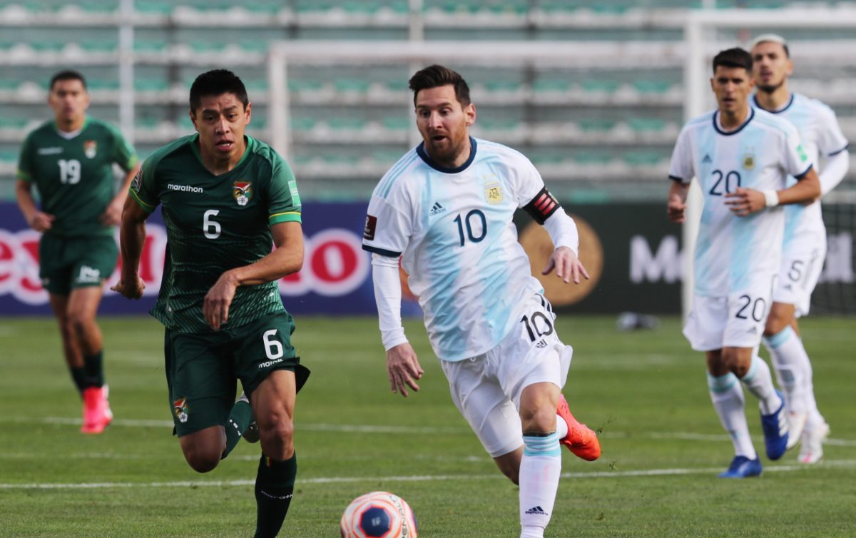 Messi pudo ganar una sola vez en la altura de La Paz.