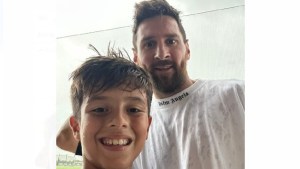 Bautista, el niño de Neuquén que entrena en Inter Miami y es compañero de Thiago Messi