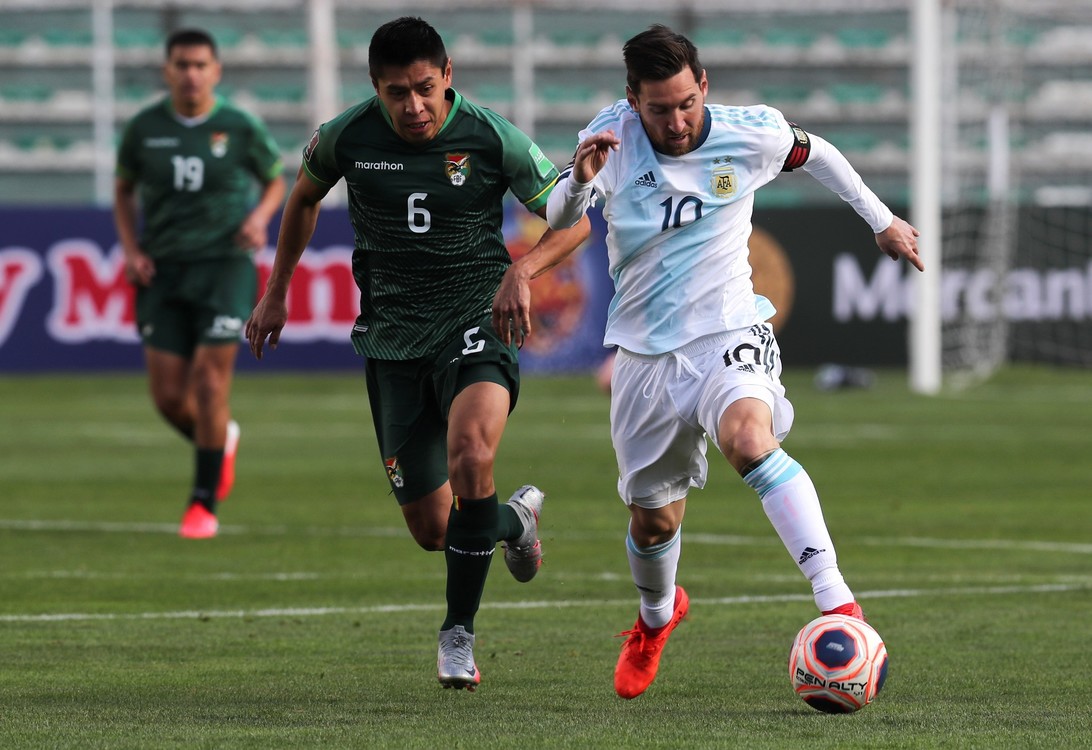 Lionel Messi podría convertir su primer gol en La Paz.