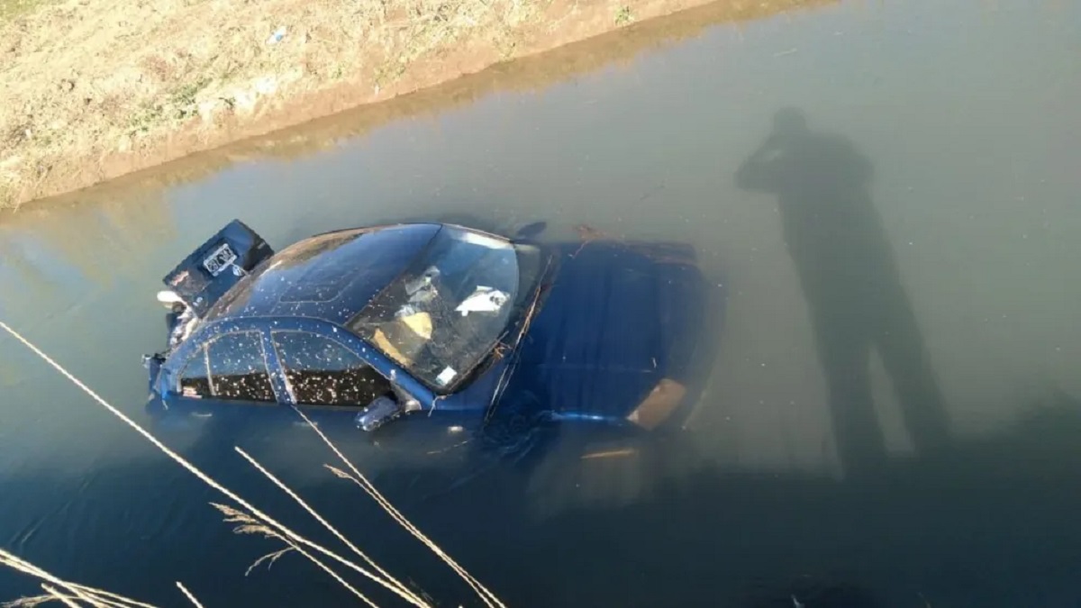 El accidente ocurrió en el kilometro 20,5 de la ruta Nacional 151, en Cinco Saltos. Foto: gentileza