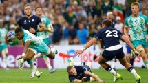 Imagen de Mundial de Rugby: un jugador cayó por las escaleras y deberá abandonar el certámen