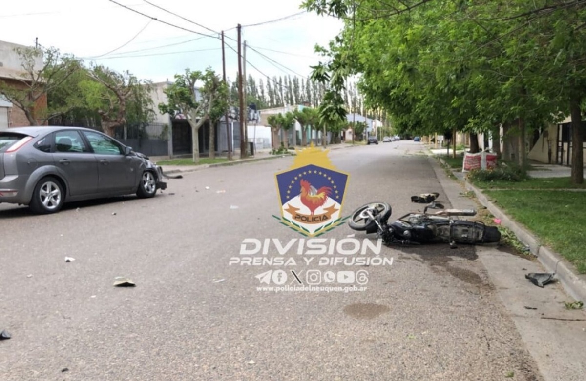 El hecho ocurrió esta mañana en Centenario. Foto: Gentileza.