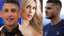 Imagen de La reacción de Mauro Icardi tras la cena a los «besos» entre Wanda Nara y L-Gante