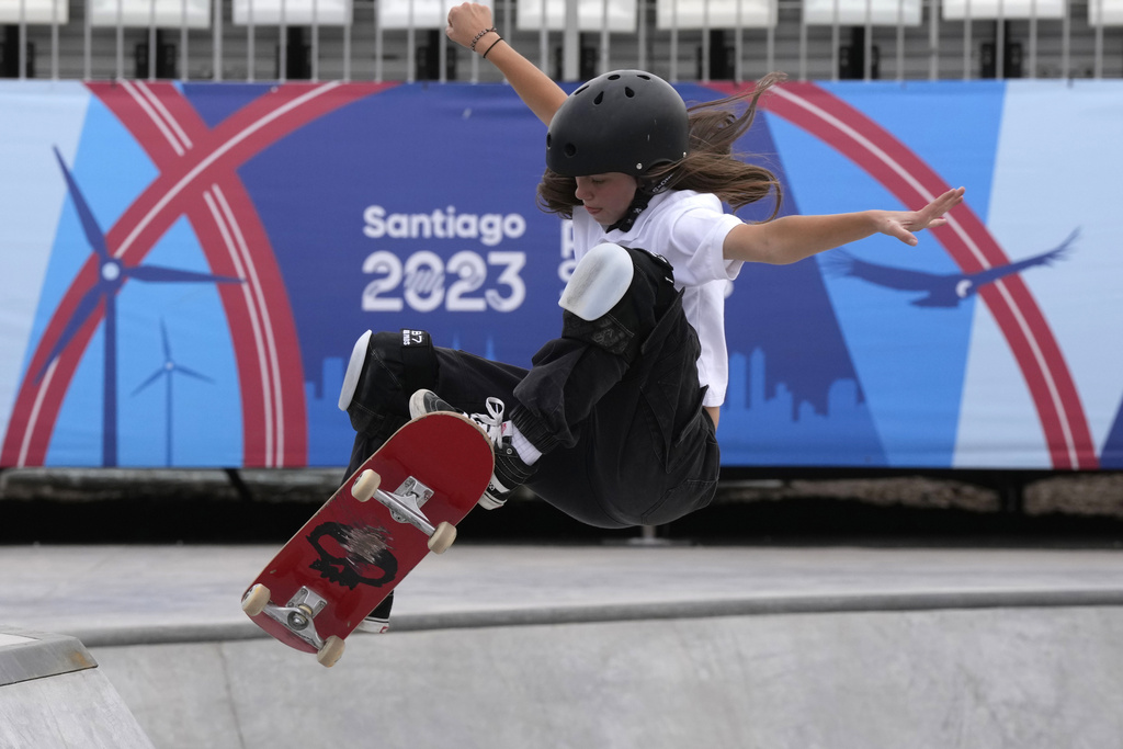 El skateboarding hará su debut en los Panamericanos y entregará un boleto a París 2024. (Frank Gunn/The Canadian Press vía AP)