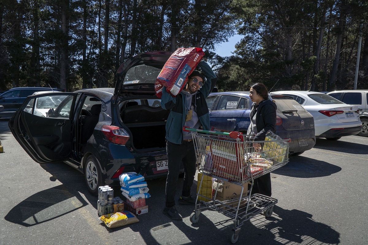 Bariloche de remate para los turistas chilenos. Foto: Marcelo Martinez