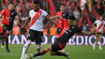 Imagen de Con dobletes de Botta y Borja, River empató con Colón en Santa Fe