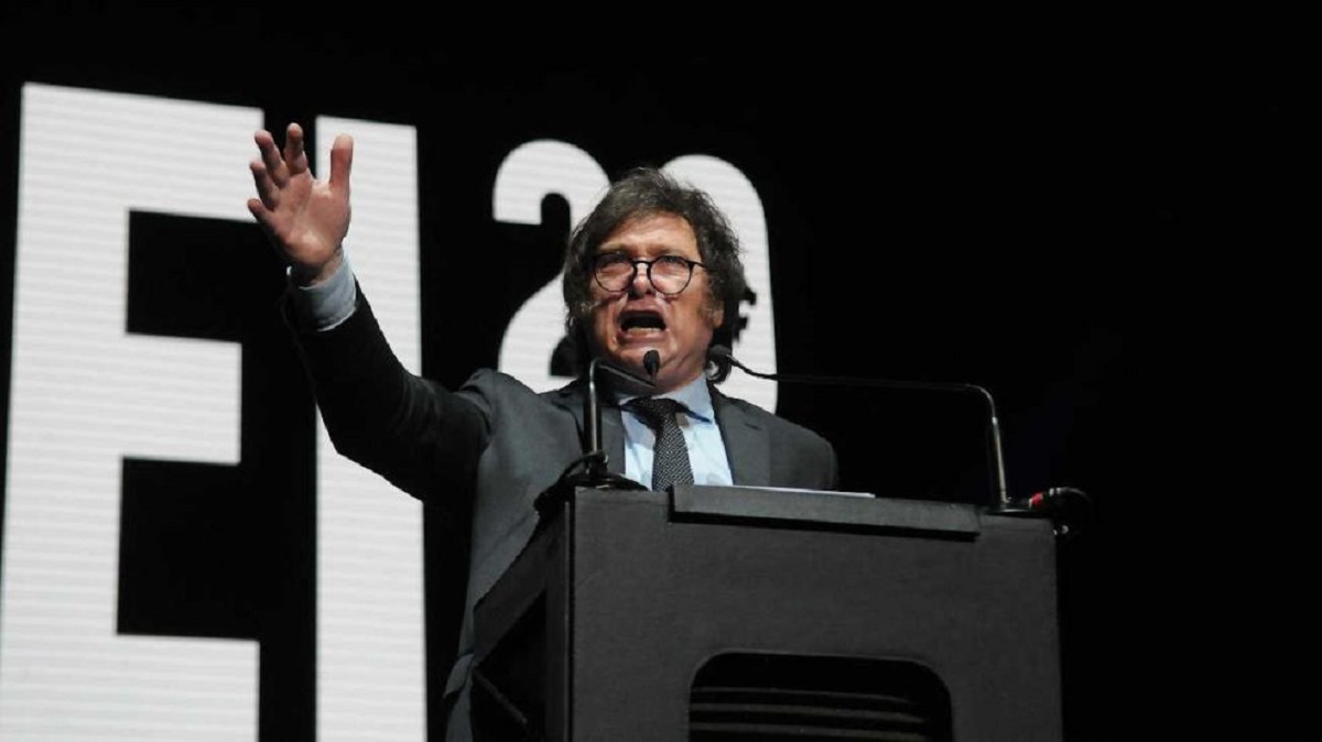 Javier Milei, candidato a presidente de La Libertad Avanza. 