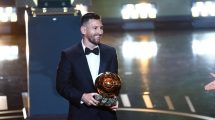 Imagen de Lionel Messi ganó su octavo Balón de Oro y se lo dedicó a Diego Maradona