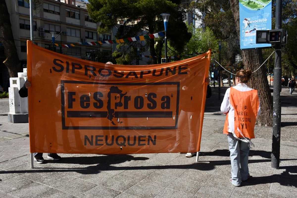 Paro en hospitales de Neuquén: convocan a una concentración este jueves. Foto: Matías Subat