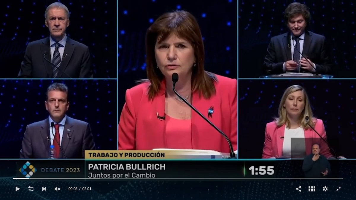 Este domingo 8 de octubre se llevó adelante el segundo debate presidencial, de cara a las elecciones 2023.-