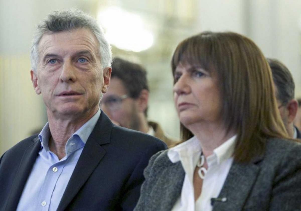 El exmandatario acompañó a Patricia Bullrich en una recorrida de campaña. Foto: Gentileza NA. 