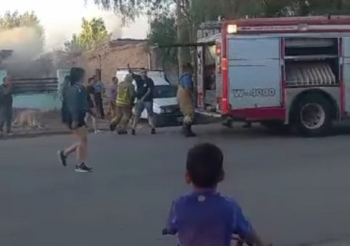 Ocurrió esta tarde en el barrio Don Bosco. Foto: Gentileza.