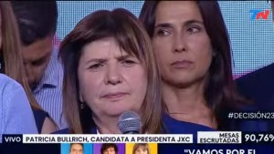 Bullrich habló tras quedar afuera del balotaje: «Nunca vamos a ser cómplices de las mafias»