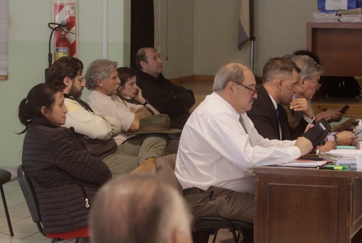 Los cuatro guardaparques fueron absueltos este martes. Foto: Gentileza. 