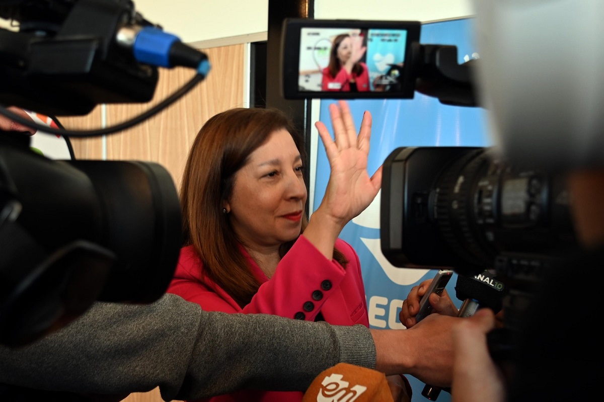 La gobernadora inició su despedida con la inauguración del Centro de Informes Turístico. Foto: Marceo Ochoa.