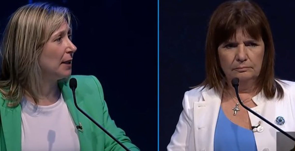 Réplica de Myriam Bregman a Patricia Bullrich por Rafael Nahuel y Santiago Maldonado. Foto: captura