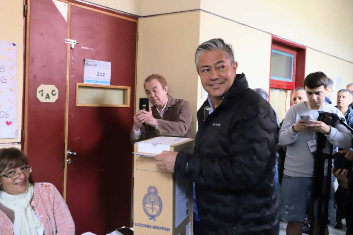 El futuro gobernador habló sobre la caja jubilatoria del Instituto de Seguridad Social de Neuquén. Foto: Fabían Ceballos. 