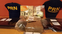 Imagen de Secuestran 1,5 kilos de cocaína, 25 millones de pesos, dólares y reales; hay cuatro detenidos en Roca