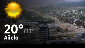 Clima de hoy, lunes 16 de octubre de 2023, para la ciudad de Añelo