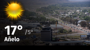 Clima de hoy, lunes 30 de octubre de 2023, para la ciudad de Añelo