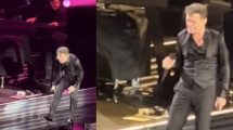 Imagen de El mal momento de Luis Miguel: pateó una pelota en el escenario, se lesionó y quedó inmóvil