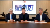 Imagen de El Cholo Simeone renovó su contrato en el Atlético de Madrid