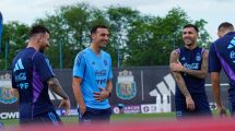 Imagen de La Selección Argentina realizó la última práctica antes de viajar a Brasil, para el clásico del Maracaná