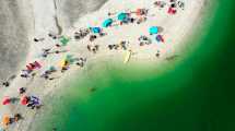 Imagen de Las Grutas: la playa con agua transparente como el Caribe, pero que es Patagonia pura