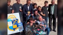 Imagen de Video | Sergio Massa en Río Negro: estudiantes le mostraron un innovador auto eléctrico que fabricaron en Roca