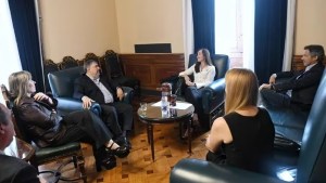 Villarruel se reunió con los bloques del PRO, Unidad Federal y Unión por la Patria en el Senado