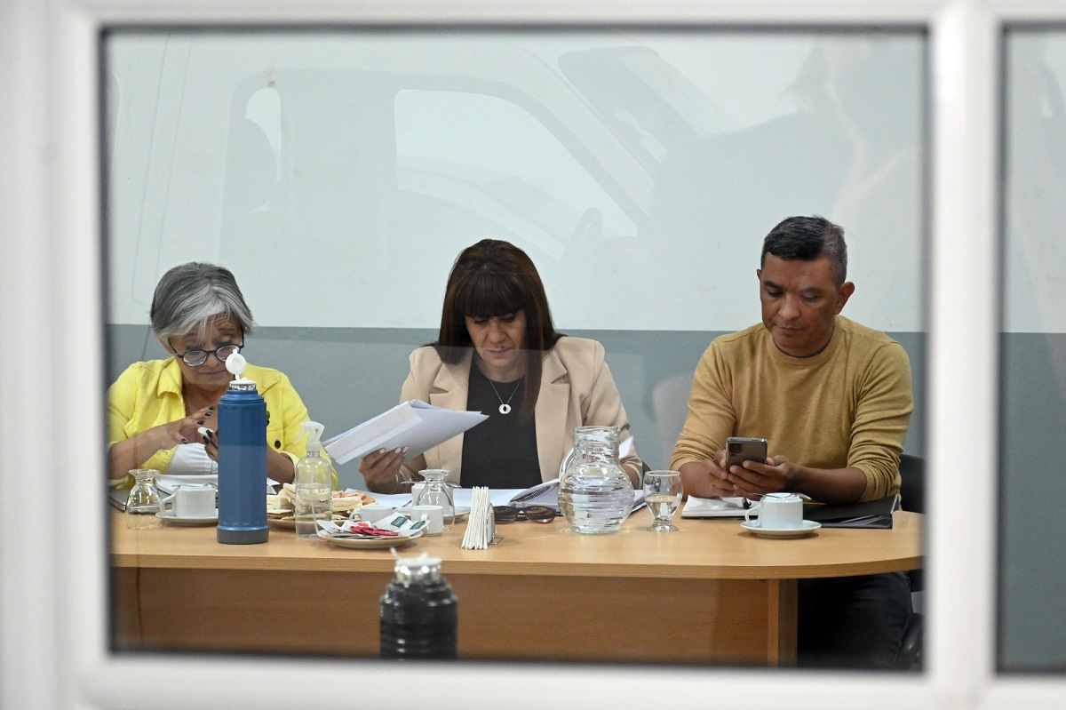 La delegación de Unter en la sede del Ministerio de Trabajo. Foto: Marcelo Ochoa.