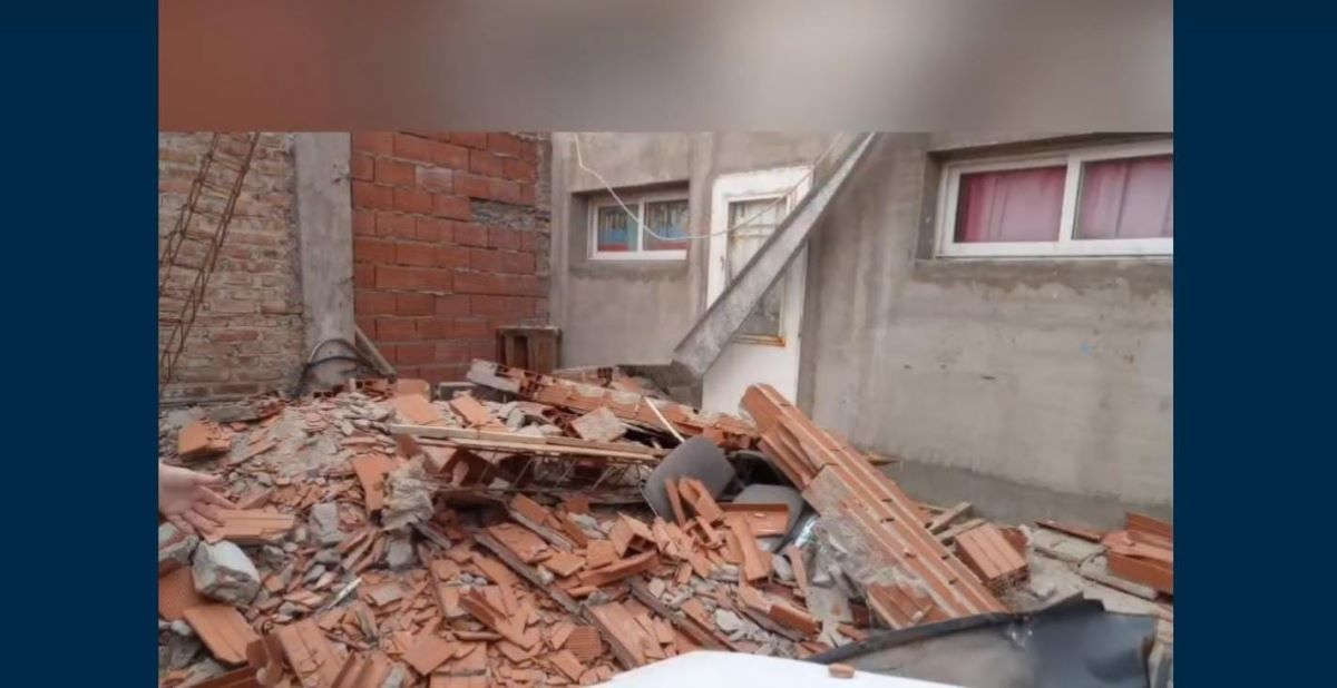 La fundación de Neuquén, que sufrió daños por el viento, asiste a niños que están con tratamiento oncológico. Foto: Captura video 