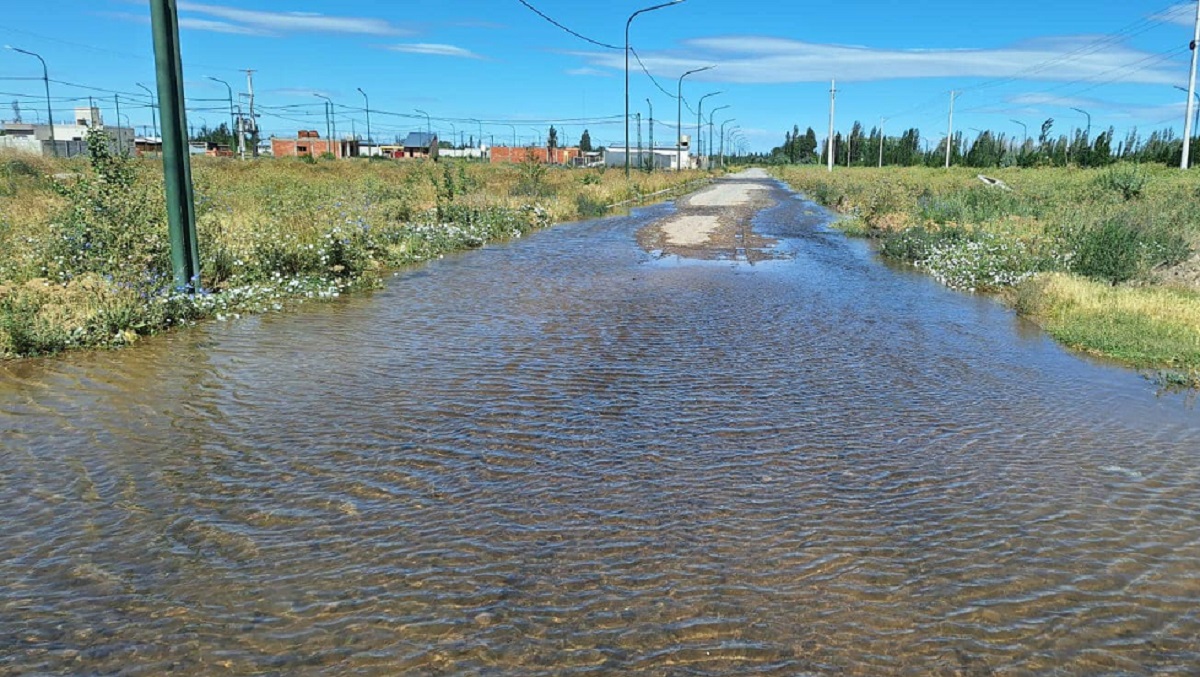 Los barrios se inundaron a partir del intento de robo. Foto: Gentileza.