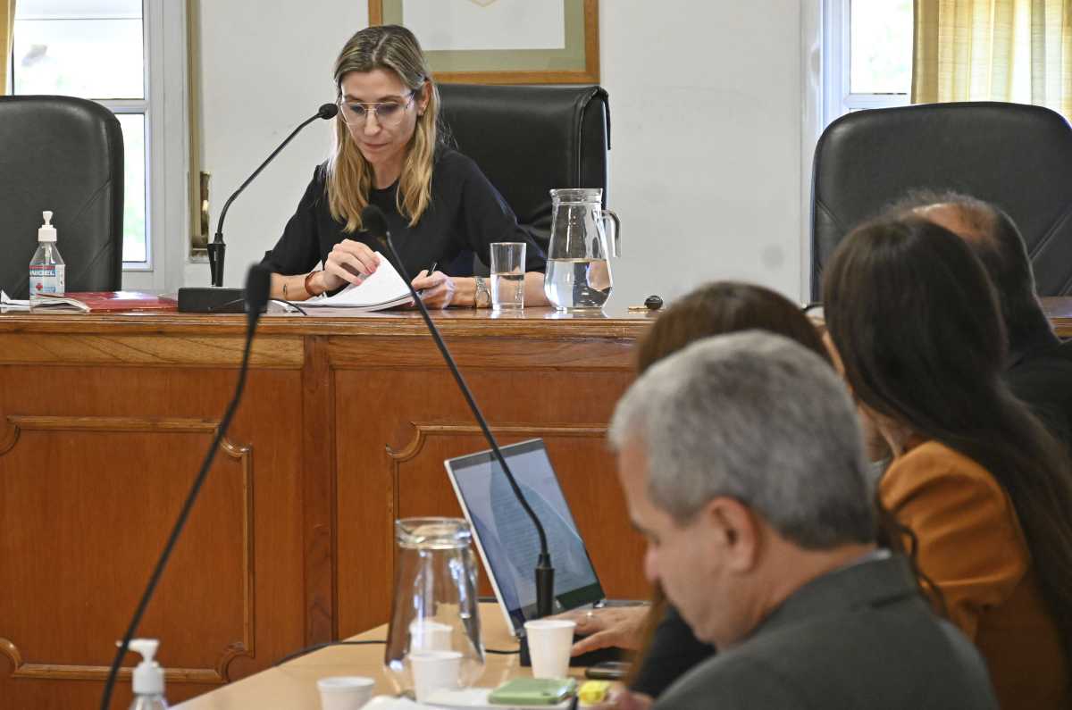 La jueza de juicio Florencia Caruso defendió la libertad de prensa. (Florencia Salto)