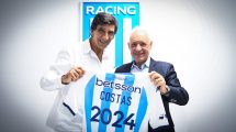 Imagen de Costas asumió en Racing: «Tenemos que ganar una copa internacional»