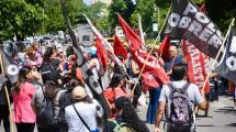 Imagen de Corte de la ex-Ruta 22 por la marcha en repudio al protocolo antipiquetes en Neuquén