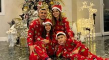 Imagen de La tierna postal de Leandro Paredes junto a su familia: «Feliz navidad para todos»