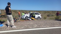 Imagen de Grave vuelco en la Ruta 237, cerca de Picún Leufú: dos personas mayores resultaron heridas