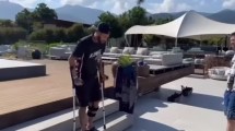 Imagen de El impactante video que compartió Neymar sobre su rehabilitación en Brasil