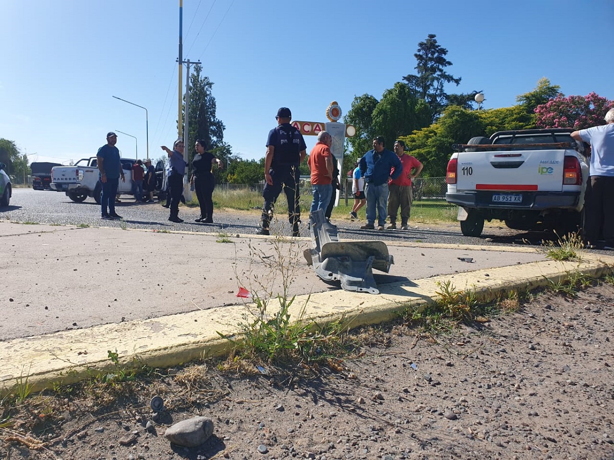 El hecho ocurrió sobre la Ruta 22, sobre Cipolletti. Foto: Gentileza.