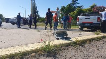 Imagen de Fuerte choque entre dos camionetas sobre la Ruta 22, en el ingreso a Cipolletti: una niña herida